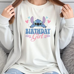 In My Birthday Era T-shirt, Stitch Birthday Girl Tee, Disney Birthday Shirt, Family Vacation Tee, Birthday Gift Shirt, Magical Kingdom Tee