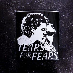 T.F.F.-klistermärke - 10 x 10 cm | Väderbeständig vinylklistermärke | 80-tals New Wave-klistermärke | Goth Post-Punk-musik