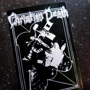 thumbnail image 2 of The Cure Sticker Vinyl Decal – Goth Rock 2 X 7 Inches 2 of 4