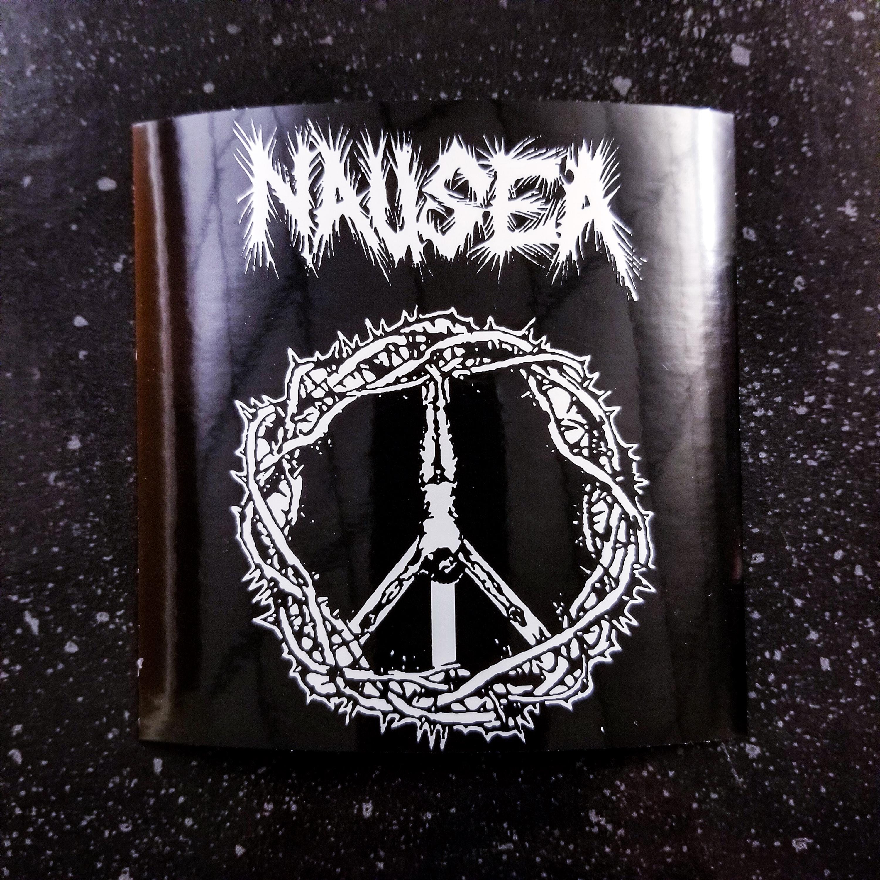 NAUSEA Sticker 4 X 3\, image size:3000x3000