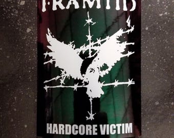 FRAMTID Sticker 4 x 3" [Weatherproof Vinyl Bumper Decal] [Band Logo Crust Punk Hardcore Metal Japan Gism Kriegshog Warhead Crow Bastard]