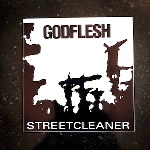 GODFLESH Sticker “Streetcleaner” 4 x 4&quot; [Weatherproof Vinyl Bumper Decal] [Band Logo Post Metal Industrial Noise Neurosis Om Sleep Goth]