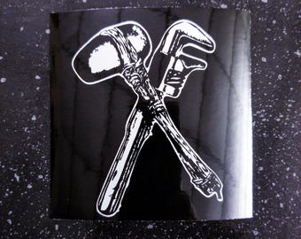 EARTH FIRST Sticker Logo 4 x 4" [Weatherproof Vinyl Decal] Animal Liberation Environmental XVX Green Anarchism Activism Protest Pollution