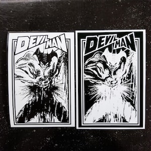 Edvisceration Manga - 13 x 10 cm [wetterfester Vinyl-Autoaufkleber/Aufkleber] [Japan Devil Dark Anime 70er 80er 90er]