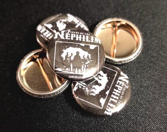 FIELDS Of THE NEPHILIM 1-inch [Pin / Button / Badge] — [Clan of Xymox Killing Joke Christian Death Tradgoth Post Punk Emo Goth 80s 90s]