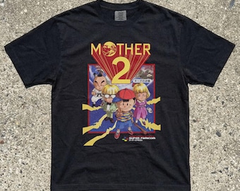 MOTHER 2 / EARTHBOUND Classic T-Shirt [Comfort Colors 1717] | Retro Video Game Ape Software 1995 Japan Anime Manga Super Famicom Snes