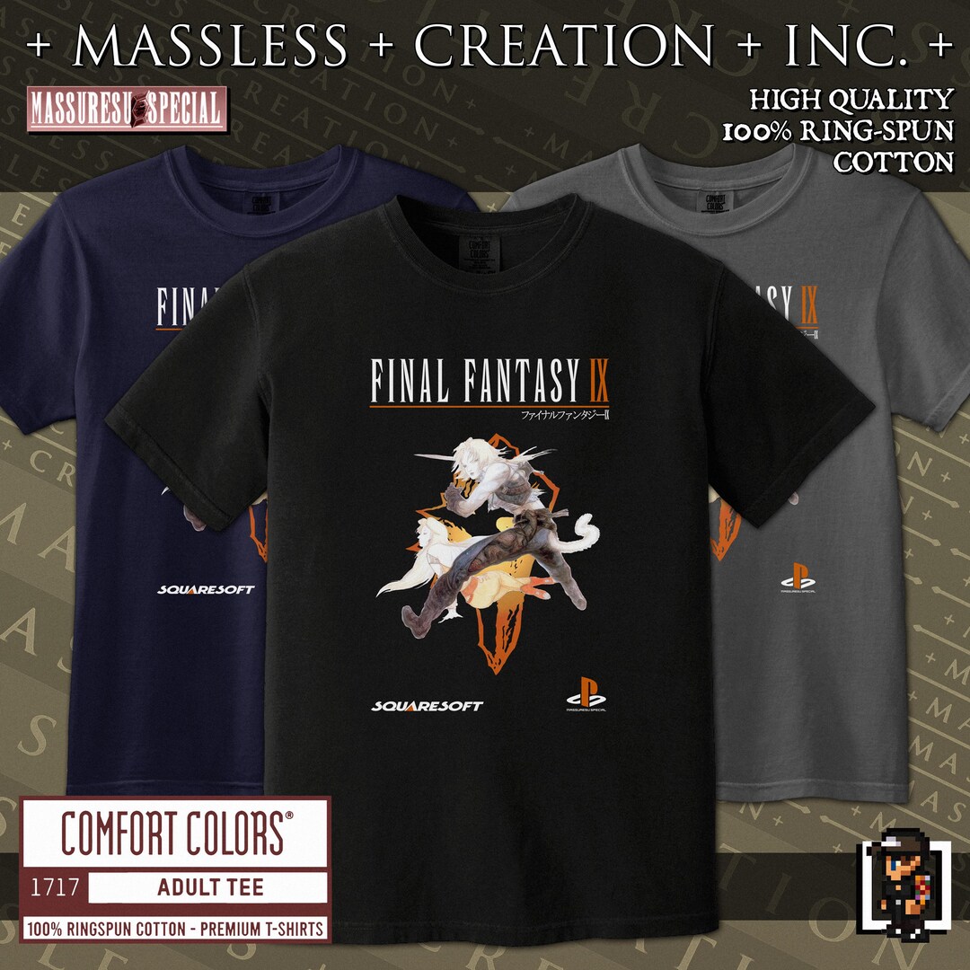 FINAL FANTASY IX (9) Classic T-shirt [comfort Colors 1717] | Squaresoft ...