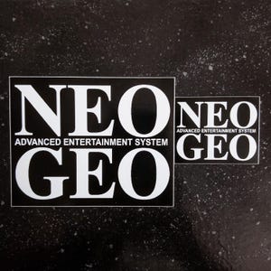 NEO GEO Sticker - 5 x 4&quot; [Weatherproof Vinyl Bumper Decal Logo] [SNK Fatal Fury Metal Slug Samurai Showdown Magic Drop 16-Bit Arcade 90s]