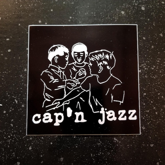 Cap'n Jazz 1stアルバム1995/USオリジナルLP エモemo CAP'N JAZZ Sticker 4 X 4