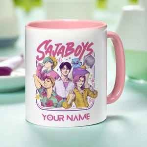 Personalized KPOP Demon Hunters Coffee Mug, Saja Boy Mug, Derpy Tiger Mug, KPOP Demon Hunters Fan Merch, Coffee Mug, KPOP Demon Hunters