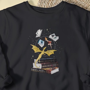 Acotar-shirt, Acotar Velaris-sweater, Sarah J. Maas Books geïnspireerd shirt, leesgrage cadeaus voor boekenliefhebbers