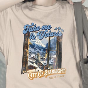 Acotar Velaris Shirt, Velaris City Of Starlight Comfort Colors T-Shirt, SJM Books Inspired Shirt, Bookish Gifts For Book Lovers