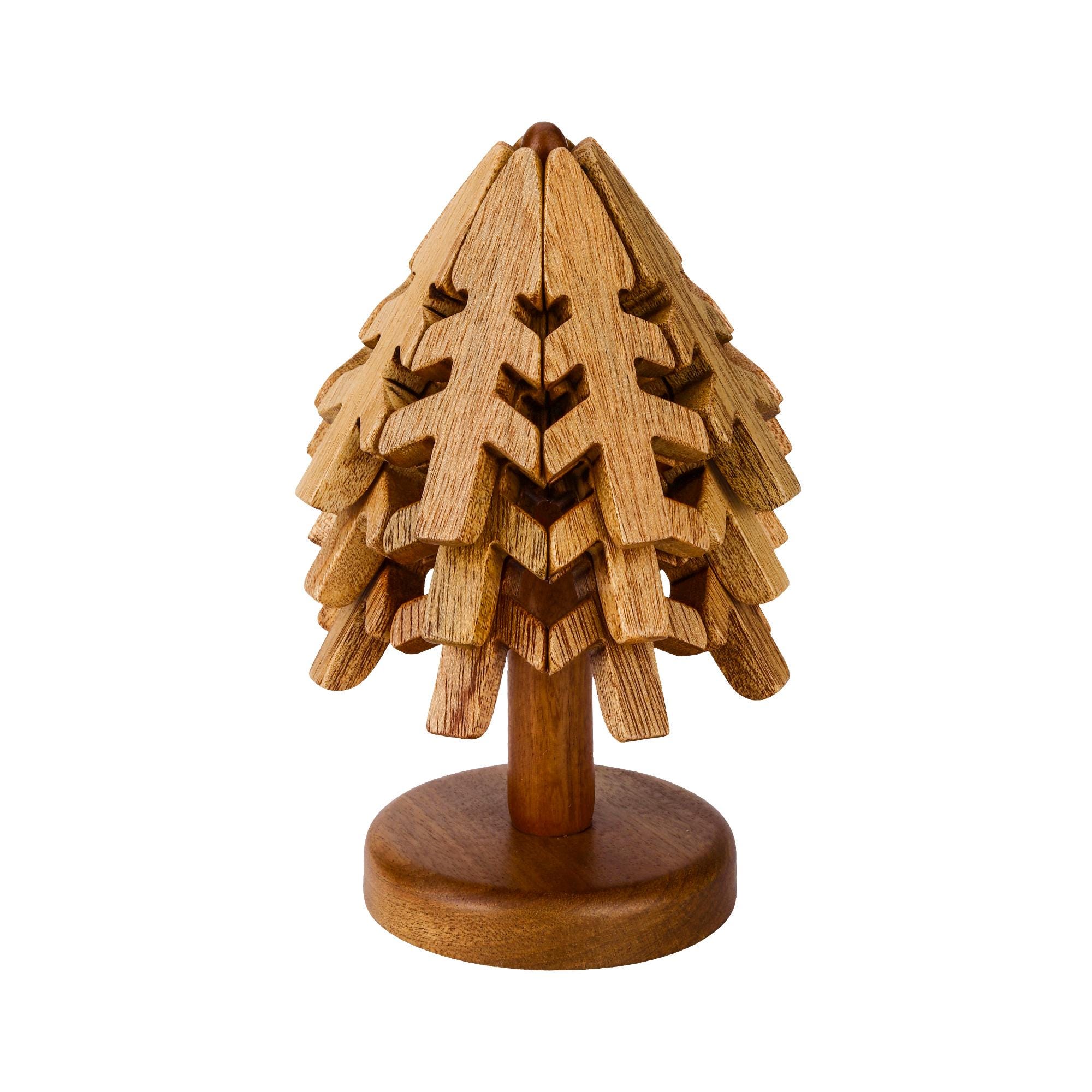 Handmade Walnut Wooden Tree Trivet, Hot Dish Protector - Etsy