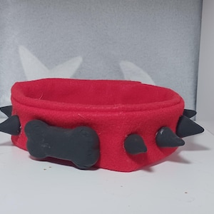 Fursuit plush cartoon collar for human neck. DM for fursuit neck collar