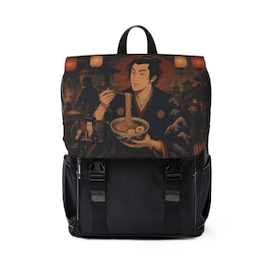 Plecak Samurai, Japoński plecak Ramen, Japoński plecak Ukiyo-e, Japońska torba podróżna, Japoński prezent