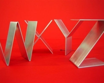 Letters freestanding/Initials/Alphabet A-Z signage/Empire real metal