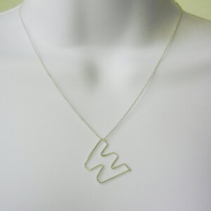 Initial Necklace-Personalized Jewelry-Sterling Silver-Mini image 3