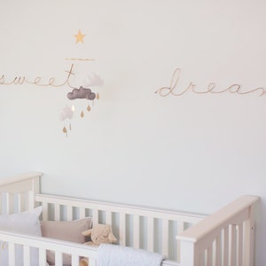 Giant wire words. ex: love, sweet dreams image 1