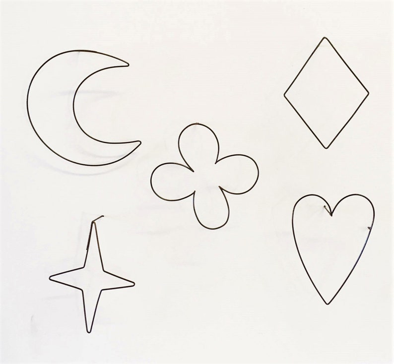 New Wire metal symbols for the wall-goes with poetic wire words image 2