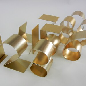 Amazing table numbers in gold, silver freestandingreal metal for weddings/events/parties-Empire 4 now RENTAL OPTION image 3