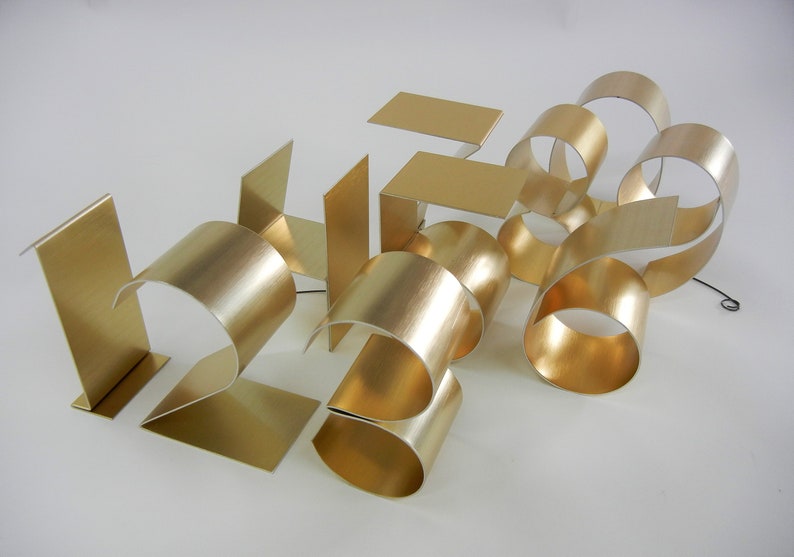 Amazing table numbers in gold, silver freestandingreal metal for weddings/events/parties-Empire 4 now RENTAL OPTION image 3