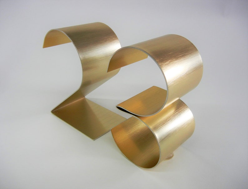 Amazing table numbers in gold, silver freestandingreal metal for weddings/events/parties-Empire 4 now RENTAL OPTION image 1