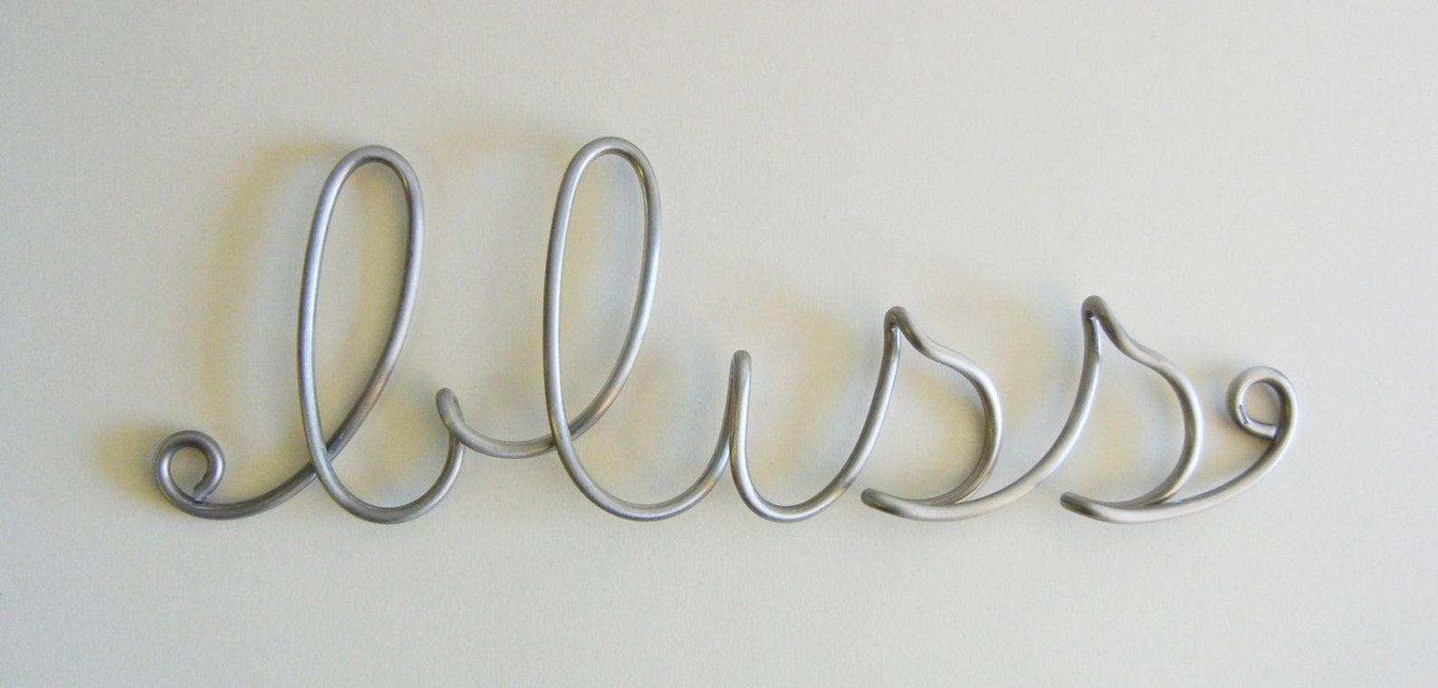 Word Sculpture in Aluminummedium Words Etsy