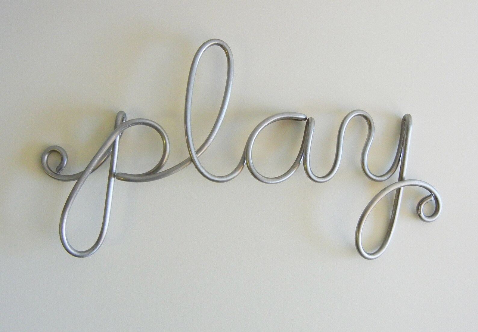 Word Sculpture in Aluminummedium Words Etsy