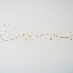 Giant wire words. ex: love, sweet dreams image 2