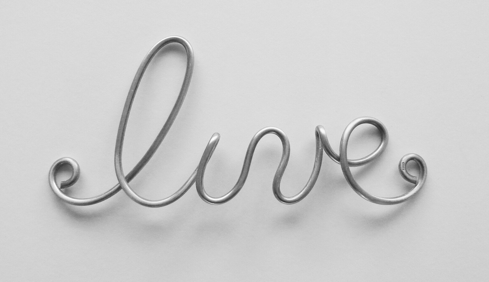 Word Sculpture in Aluminummedium Words Etsy