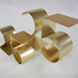 Amazing table numbers in gold, silver freestandingreal metal for weddings/events/parties-Empire 4 now RENTAL OPTION image 8