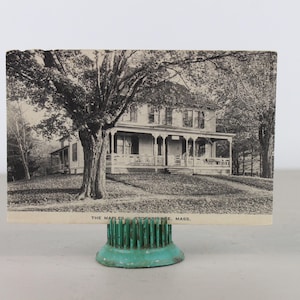 Antique Photo Postcard Greeting Souvenir Postcard The Maples Stockbridge Massachusetts The Berkshires