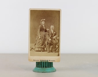 Antique Cabinet Card: Sepia Portrait Photo, Milwaukee