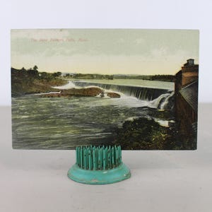 Antique Photo Postcard Greeting Souvenir Postcard Turner Falls Dam Massachusetts