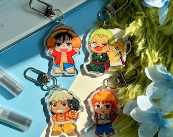 Tripulación pirata de anime - Llavero acrílico