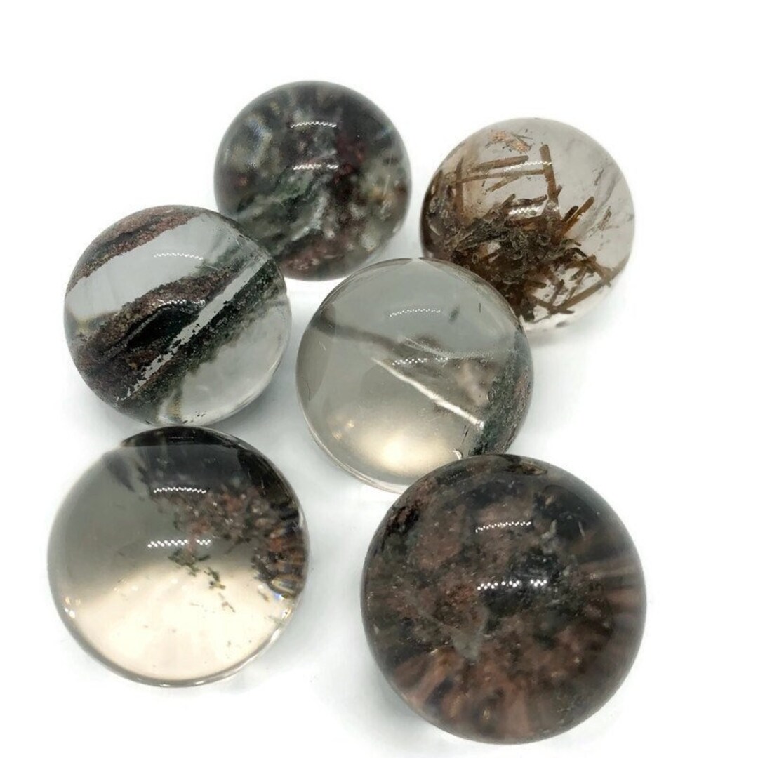 Mini Garden Quartz Spheres | Quartz Crystal Sphere | Lodolite Sphere ...