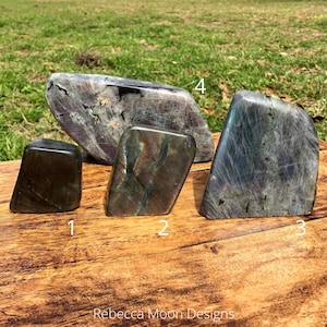 Labradorite Free Forms, All With Flash | Flashy Labradorite Freeform | Full Flash | Rainbow Flash Labradorite | Choose Your Own Crystals |