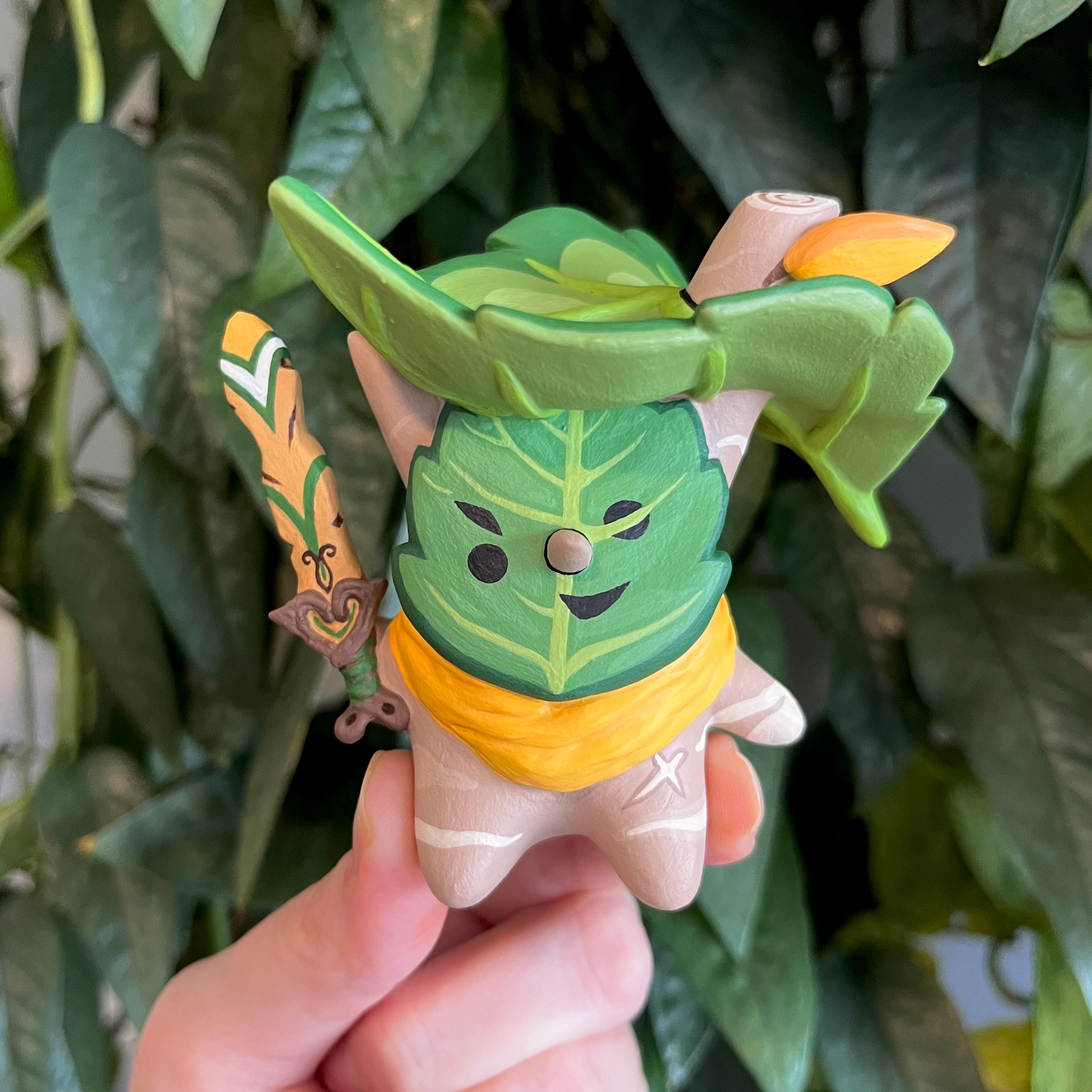 Calamo Korok Clay Figure - Handmade Zelda Hyrule Warriors: Age of