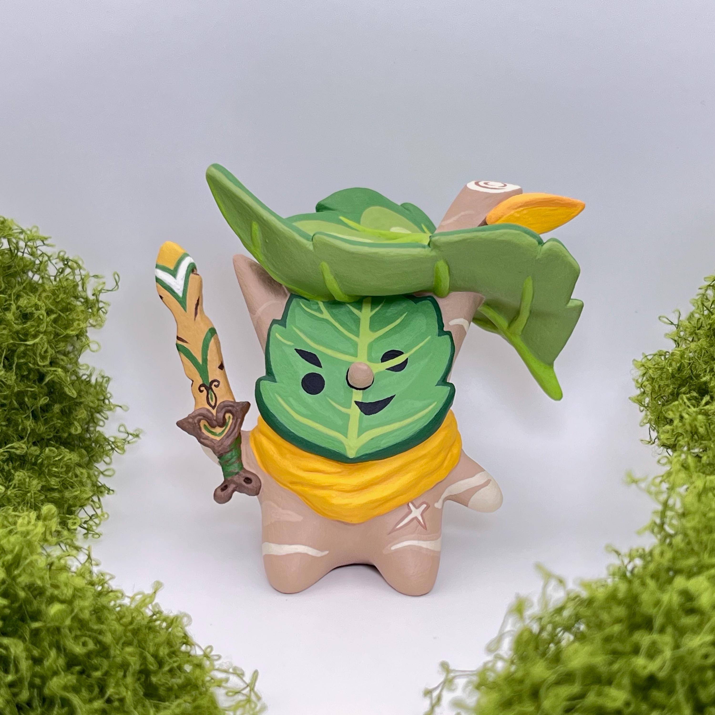 Calamo Korok Clay Figure - Handmade Zelda Hyrule Warriors: Age of