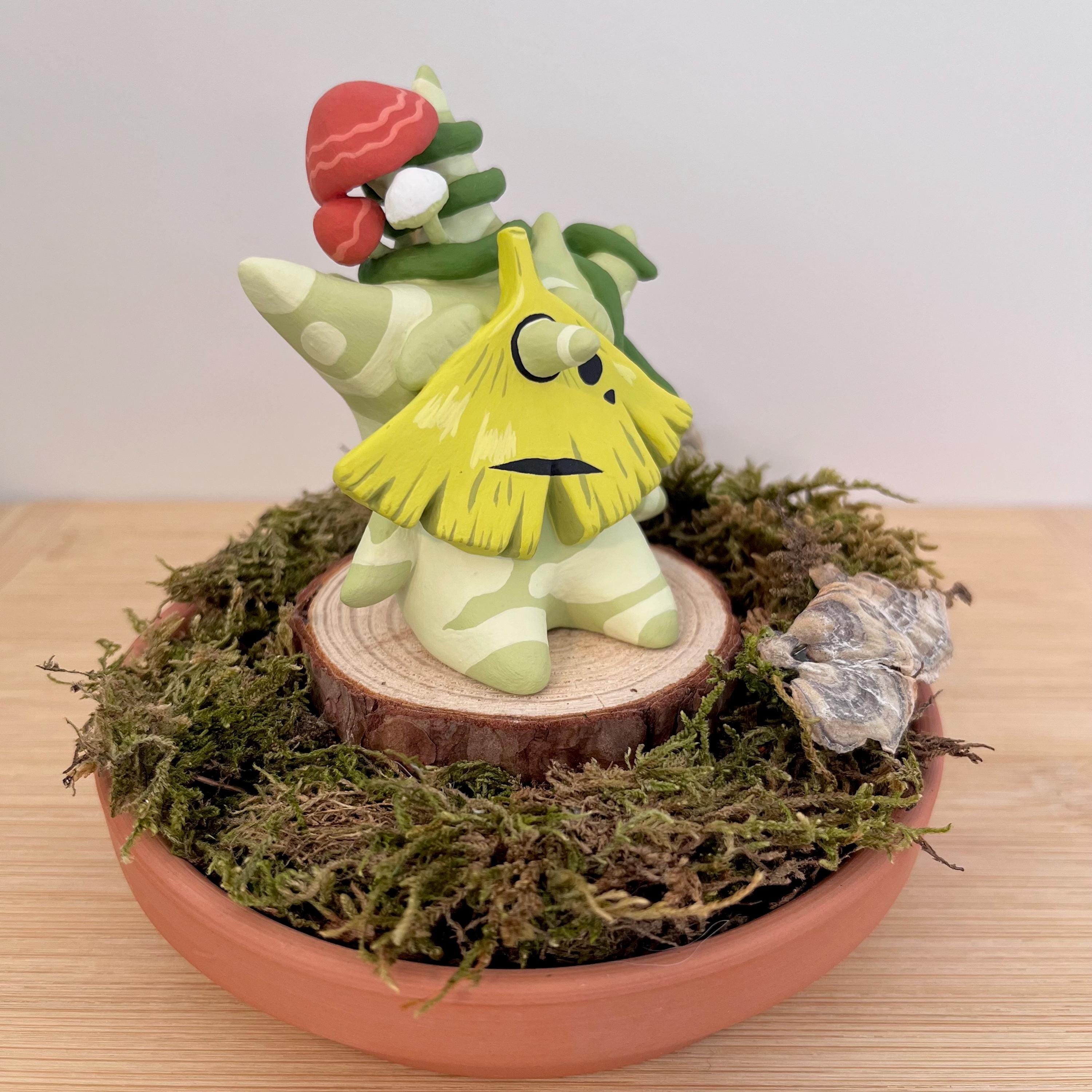 Korok Chio Clay Figure - Handmade Zelda BOTW & TOTK Inspired Desk