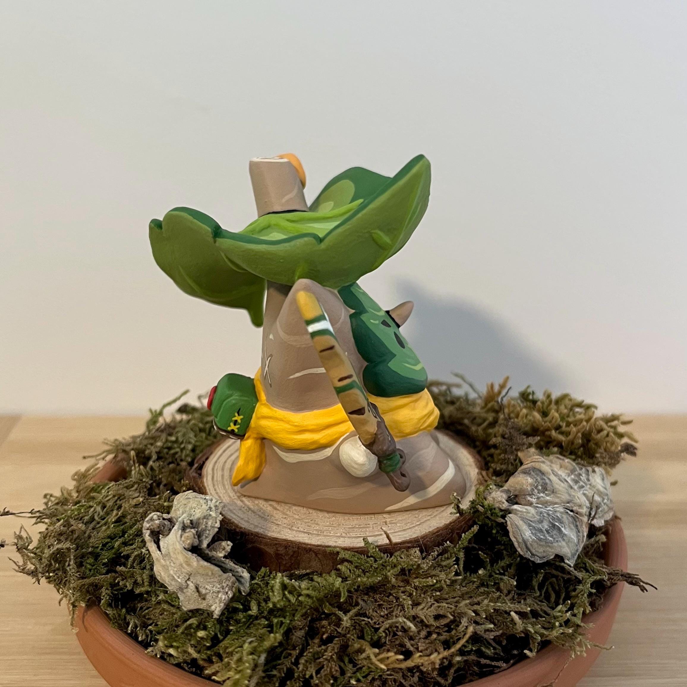 Calamo Korok Clay Figure - Handmade Zelda Hyrule Warriors: Age of