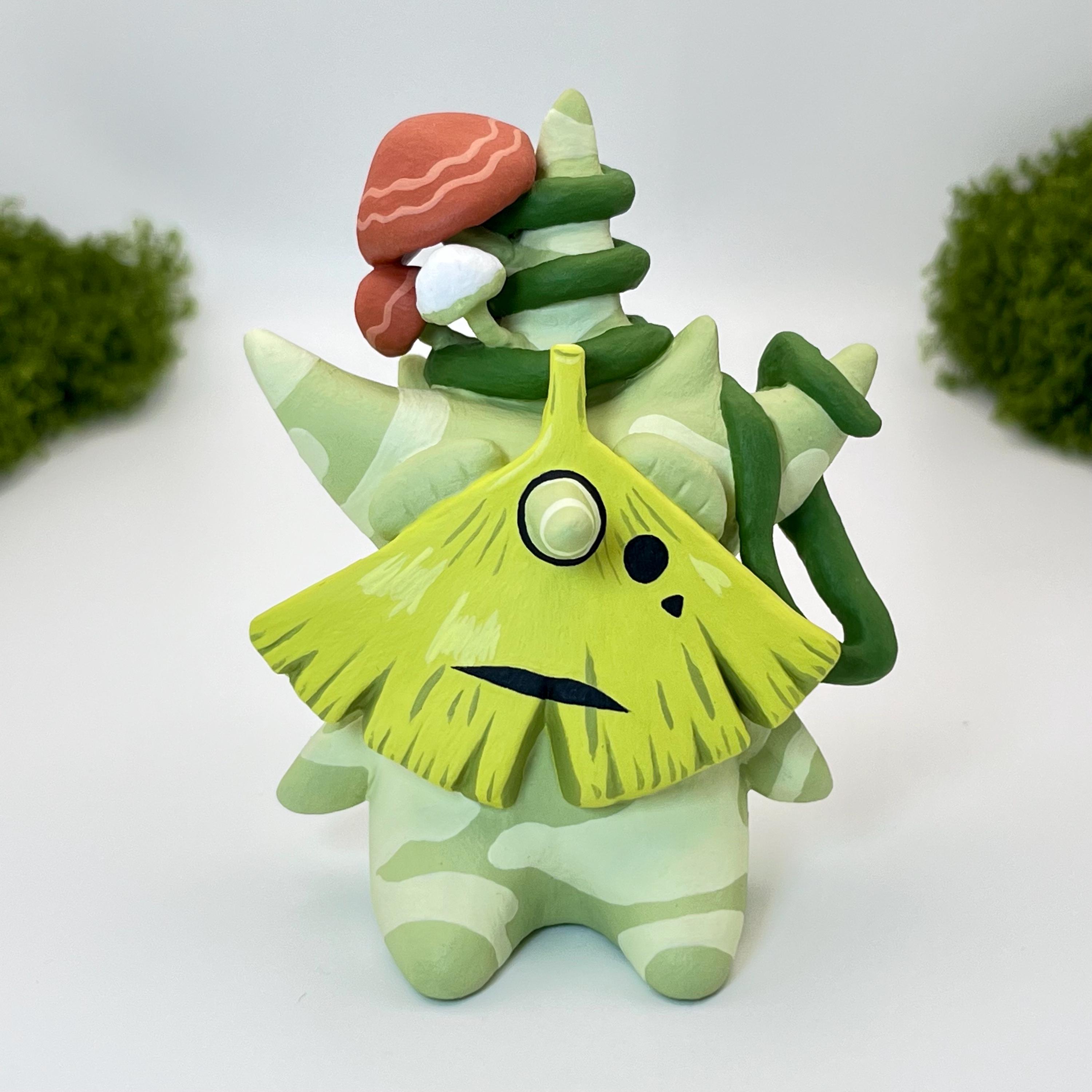 Korok Chio Clay Figure - Handmade Zelda BOTW & TOTK Inspired Desk