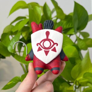 Korok Yiga Clan Clay Figure - Handmade Cozy Desk Buddy - Zelda BOTW & TOTK Inspired