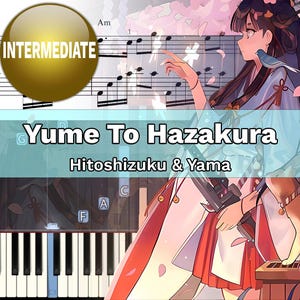 Yume To Hazakura - Hatsune Miku & Yama Piano | Sheet Piano | VSheet