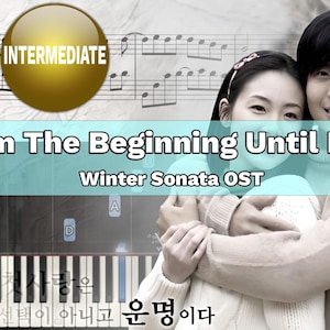 From The Beginning Until Now - Winter Sonata (Piano Sheet Music) PDF | Sheet Piano | VSheet