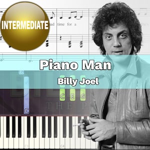 Piano Man - Billy Joel Piano (Piano Sheet Music) PDF | Sheet Piano | VSheet