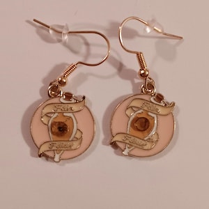 Felix Felicis Liquid Luck Potion Dangle Gold Earrings
