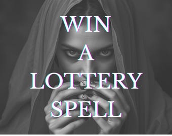 Lottery Luck Spell | Personalized Ritual with Photo Proof & Consultation, Win Lottery Magic Spell, Lottery Success Spell, Lottery Winning