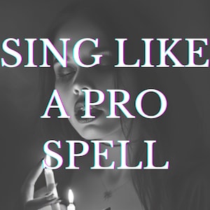Custom Sing Like a Pro Spell with Photo Proof & Personalized Guidance, Personalized Ritual for Vocal Power, Vocal Confidence