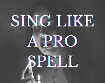 Custom Sing Like a Pro Spell with Photo Proof & Personalized Guidance, Personalized Ritual for Vocal Power, Vocal Confidence